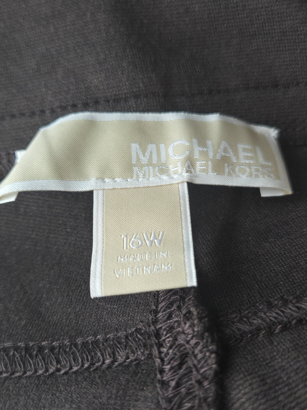 Michael Kors Brown Slim Stretch Trousers 16W NWT (7656) - Picture 5 of 7